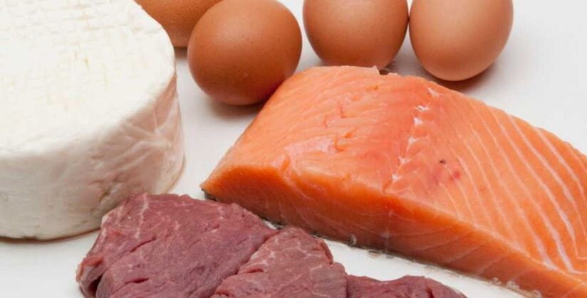 Protein-rich food for the diet