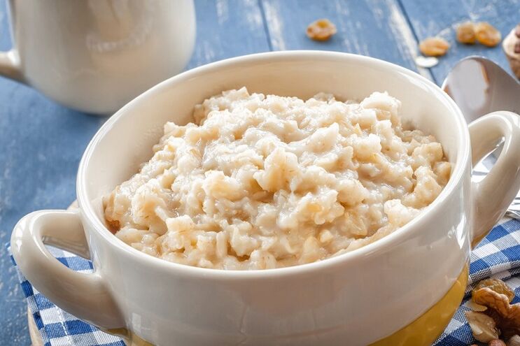 Oatmeal for the hourly diet
