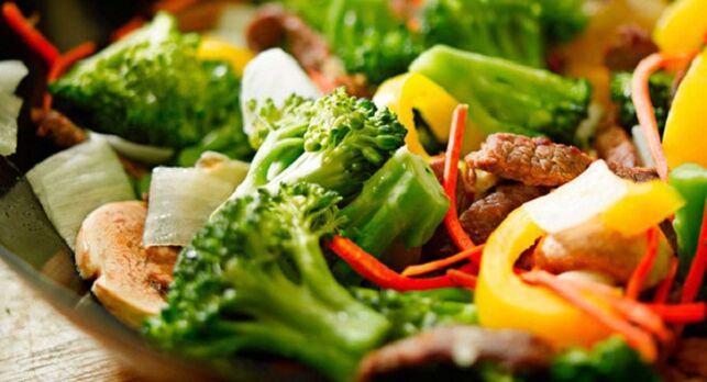 vegetable salad cure gastritis